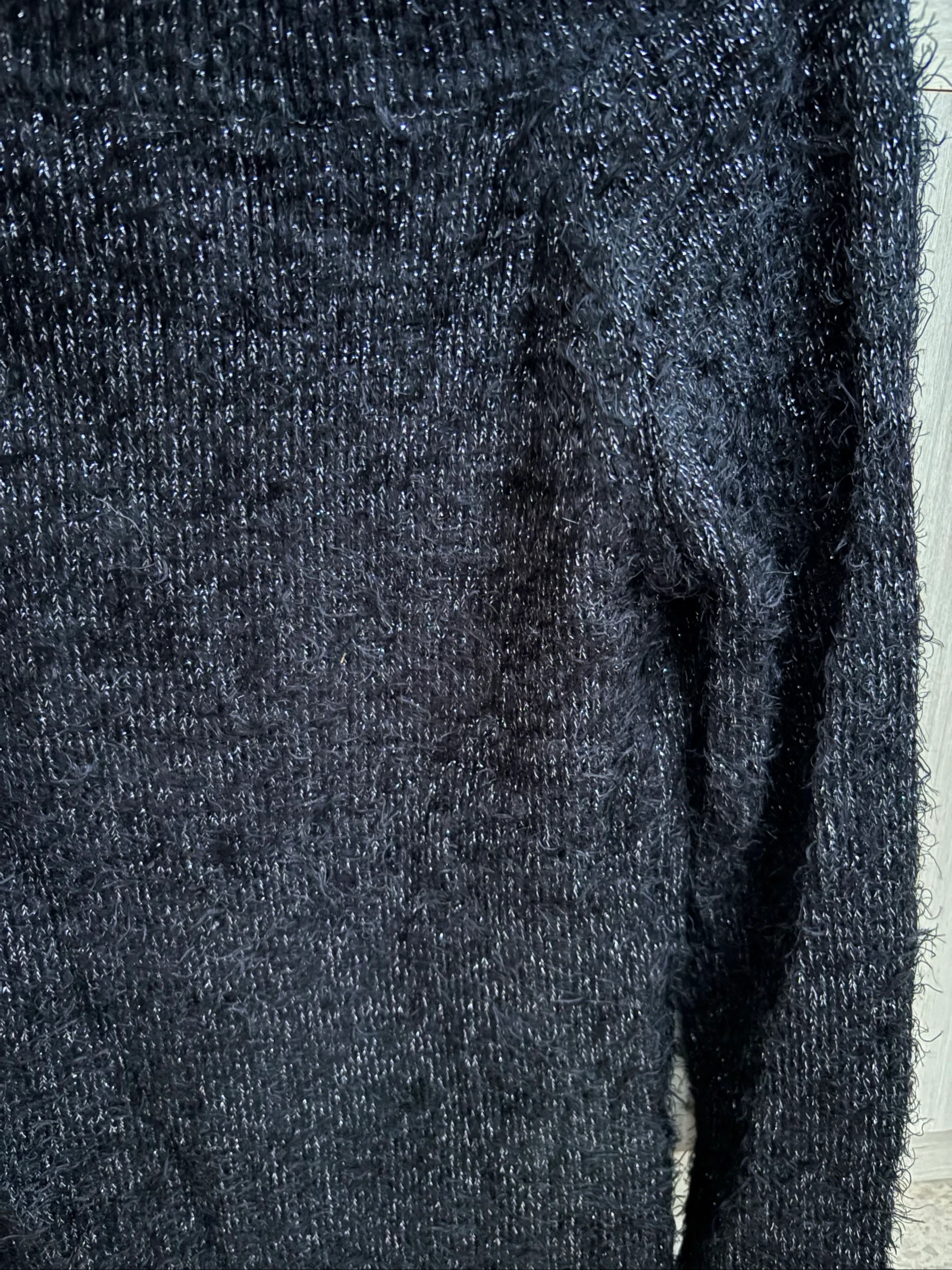 Suéter mujer talla M negro y plateado Etam – photo 2